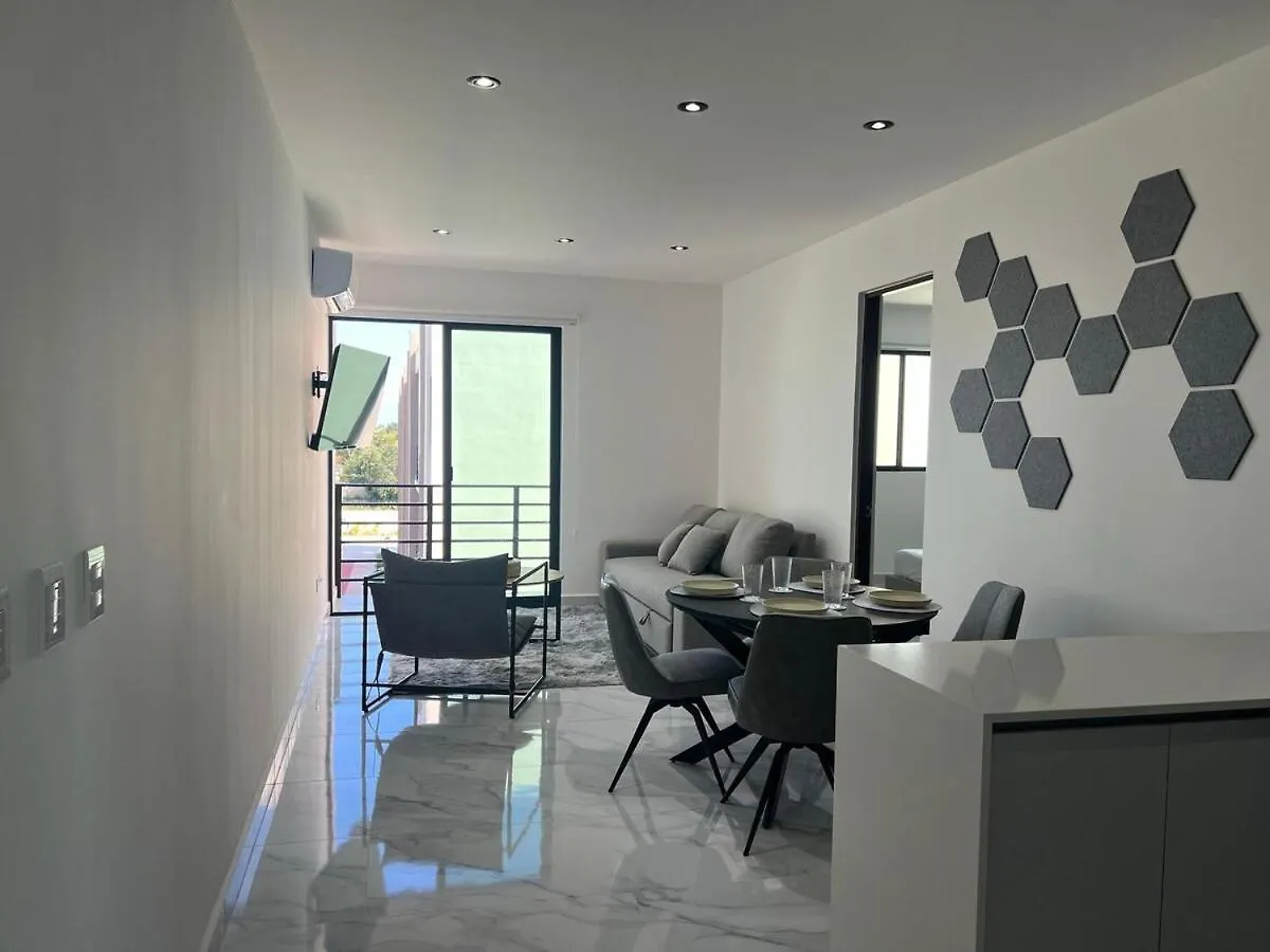 Apartamento Papu - Chic Condo, View, Pool, Soccer Court Cancún