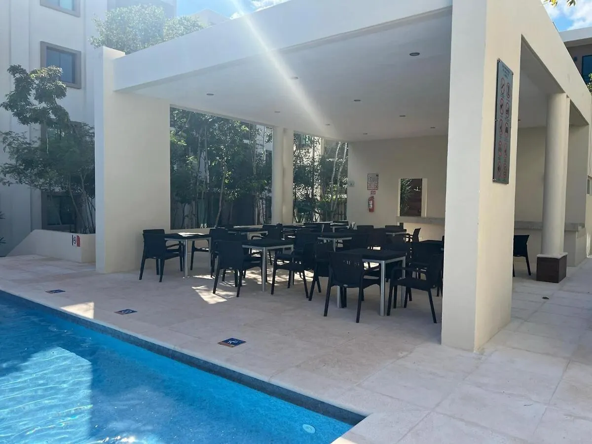 Papu - Chic Condo, View, Pool, Soccer Court Cancún Apartamento