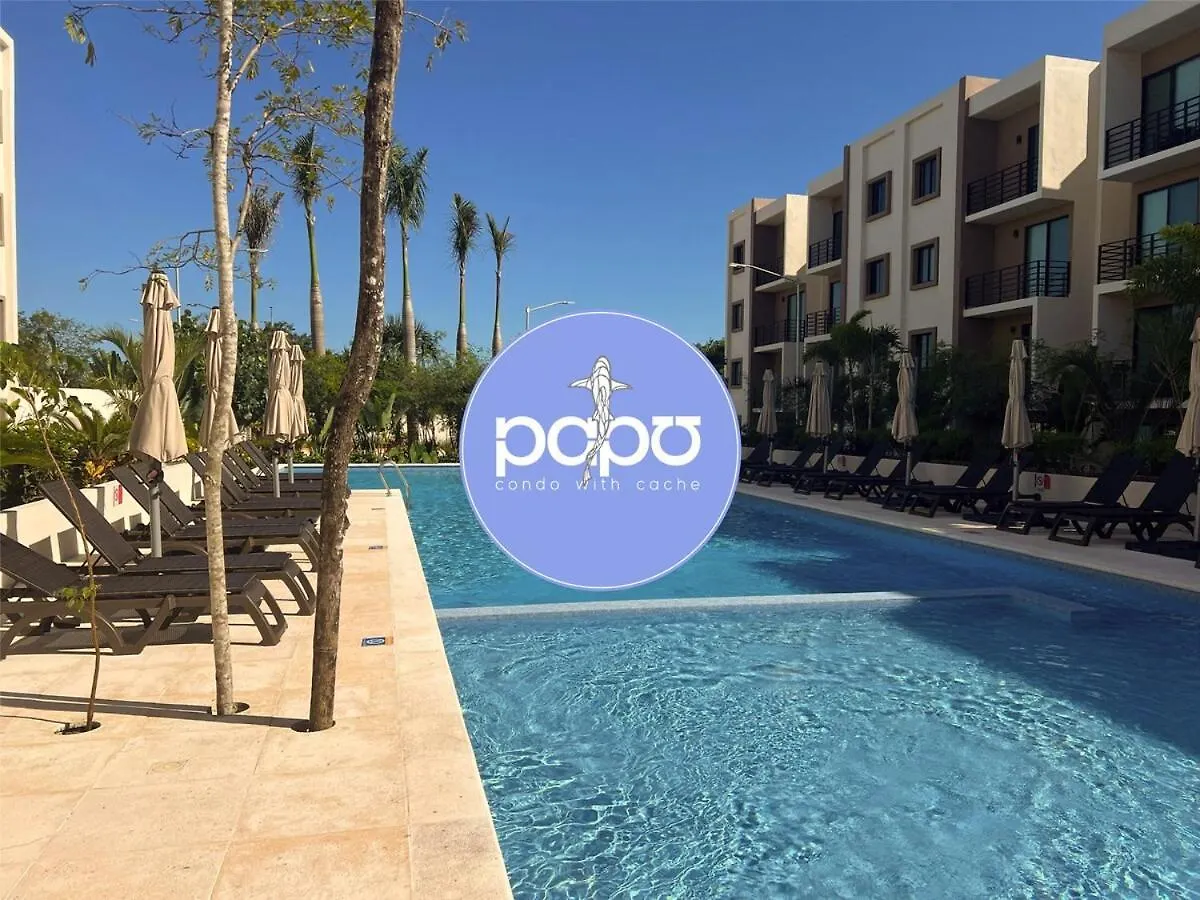 Apartamento Papu - Chic Condo, View, Pool, Soccer Court Cancún México
