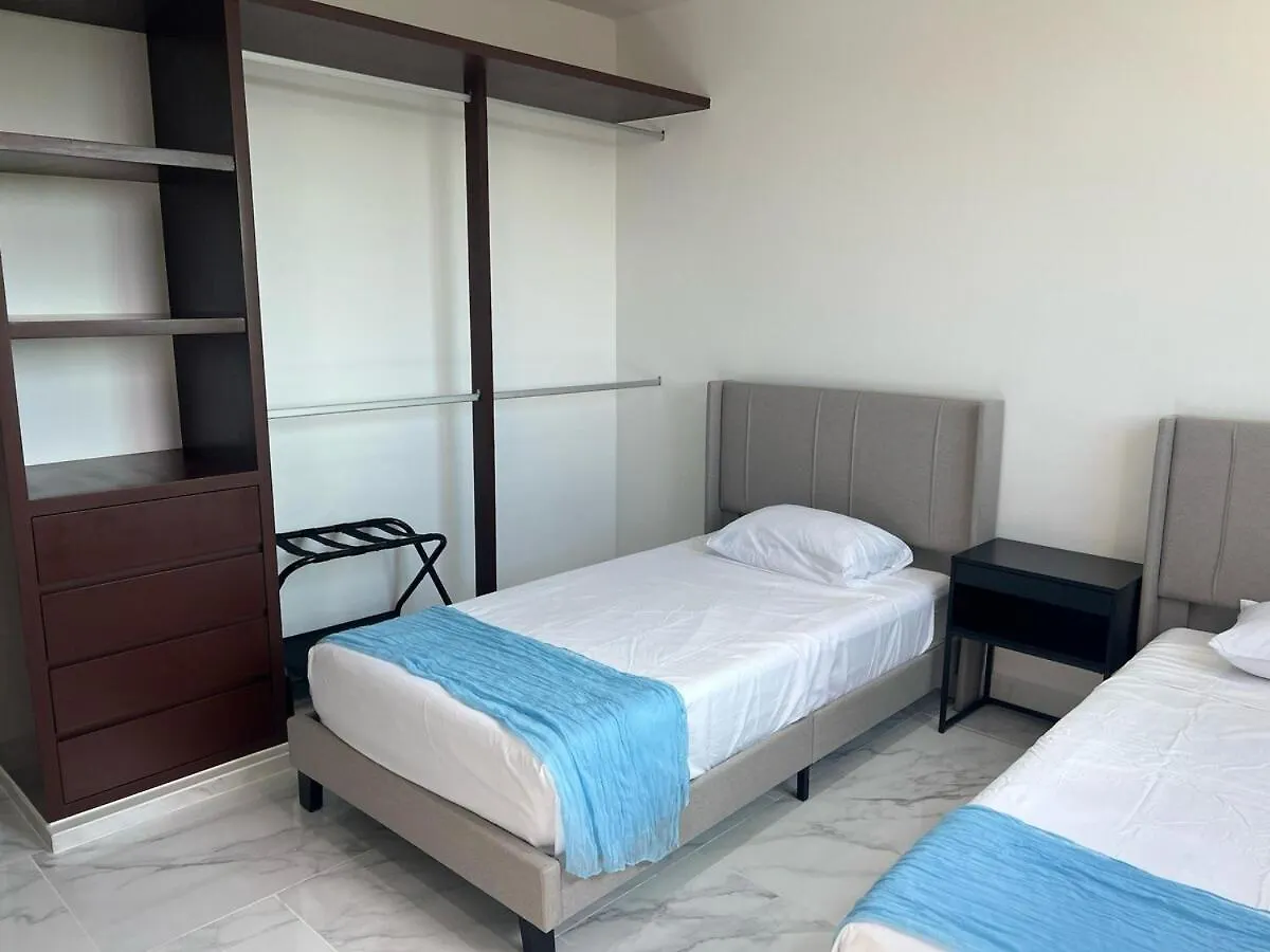 Apartament Papu - Chic Condo, View, Pool, Soccer Court Cancún